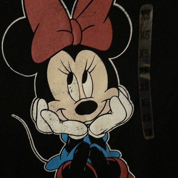 NWT Disney Minnie Mouse Face Big Smile T-Shirt Size XS - Picture 2 of 3
